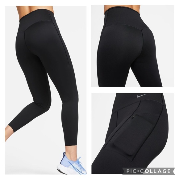 Nike Go Firm Support High Waisted 7/8 Workout Leggings Women’s size XS - Picture 2 of 16